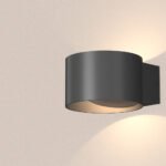 BRY-AVVA-WL01-8W-RND-BLC-3000K-WALL LIGHT – Bild 2