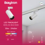 BRY-SHOPLINE-E30-30W-2WRS-WHT-3IN1-TRACKLIGHT – Bild 2