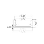 BRY-SR1707-2MT-BLC-ALUMINIUM PROFILE – Bild 3