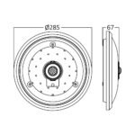 BRY-SENSA-15W-SNS-6500K-LED CEILING LIGHT – Bild 6