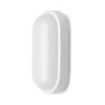 LED Außenwandlampe Bulkhead 3000K -  H  160mm x B  90mm x  D  51 mm  - 8w 650lm  - IP 54  -  Wieß