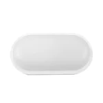 LED Außenwandlampe Bulkhead 3000K -  H  160mm x B  90mm x  D  51 mm  - 8w 650lm  - IP 54  -  Wieß – Bild 2