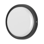 LED Außenlampe Bulkhead 18w  2020lm  3 CCT IP65 - Ø 222 mm x H  48 mm  - Schwarz