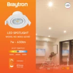 LED Einbauspot - 85 mm - SPOT LED G3 – 7W – Dimmbar – Weiß – Bild 7