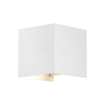 LED Außenwandlampe Vekta -  B100mm x H100mm x D100mm  - 1xG9 Max.10W  - IP 54  -  Wieß - Aluminium