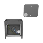 LED Außenwandlampe Vekta -  B100mm x H100mm x D100mm  - 1xG9 Max.10W  - IP 54  -  Anthrazit - Aluminium – Bild 2