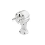 Schutzkontakt- Kabelstecker flach – Geerdeter Netzstecker 16A , 230V