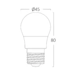 LED Glühbirne / Lampe – E27 - G27 - 5W – IP20 –  LED Birne 470lm – 3000K Warmweiß – 10er Pack – Bild 2