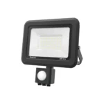 LED Stragler Außen 20W - Flutlicht - 1620 Lumen - Warmweiß 3000K - IP54 wasserdicht - mit Bewegungssensor - Fluter Flutlicht Außenstrahler - Schwarz