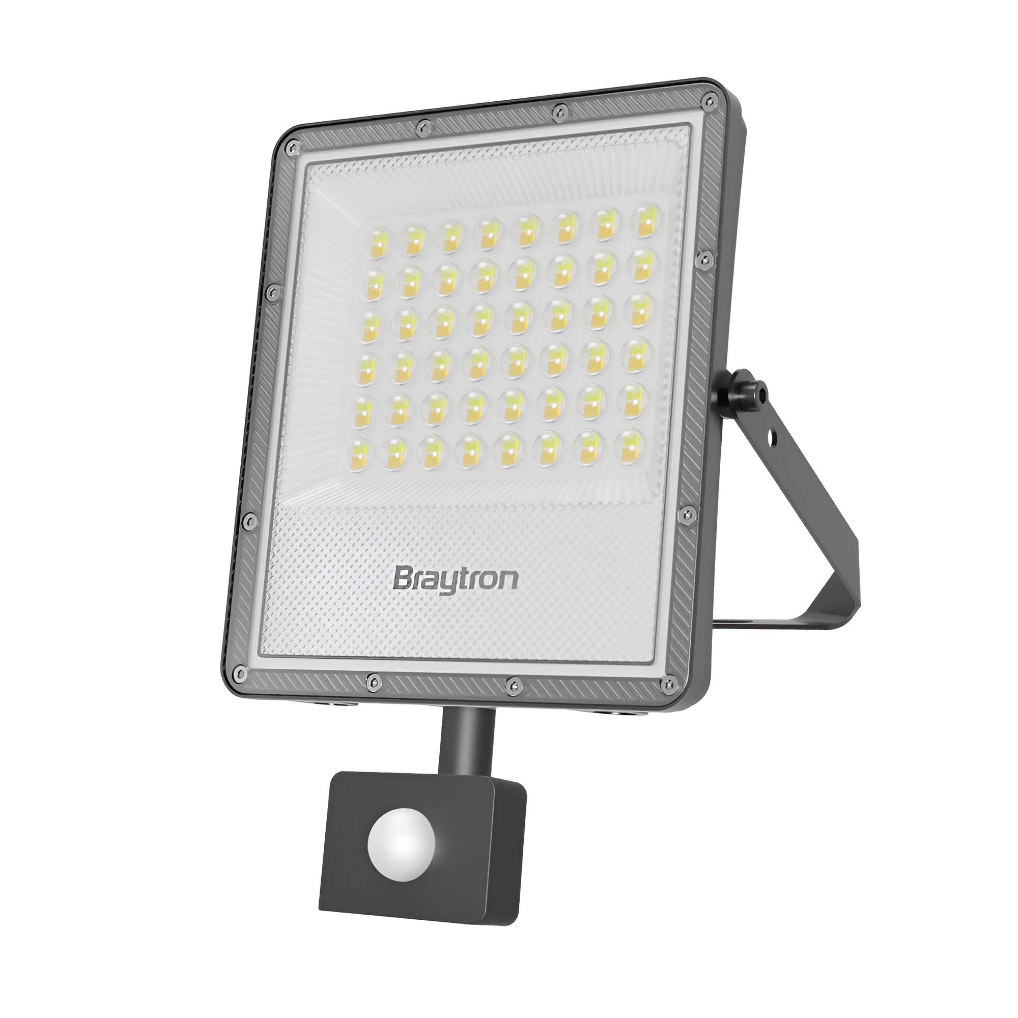 BT65-25082-1 LED Strahler mit Bewegungsmelder und Dämmerungssensor - 50W 5500lm – Außenstrahler IP65 – 3CCT Farbwahl – für Garten, Hof, Einfahrt & Baustelle - Anthrazit – Bild 1