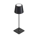 LED Tischleuchte – Dekolampe - Schwarz – 3W – 3000K – Wiederaufladbar – Bild 2